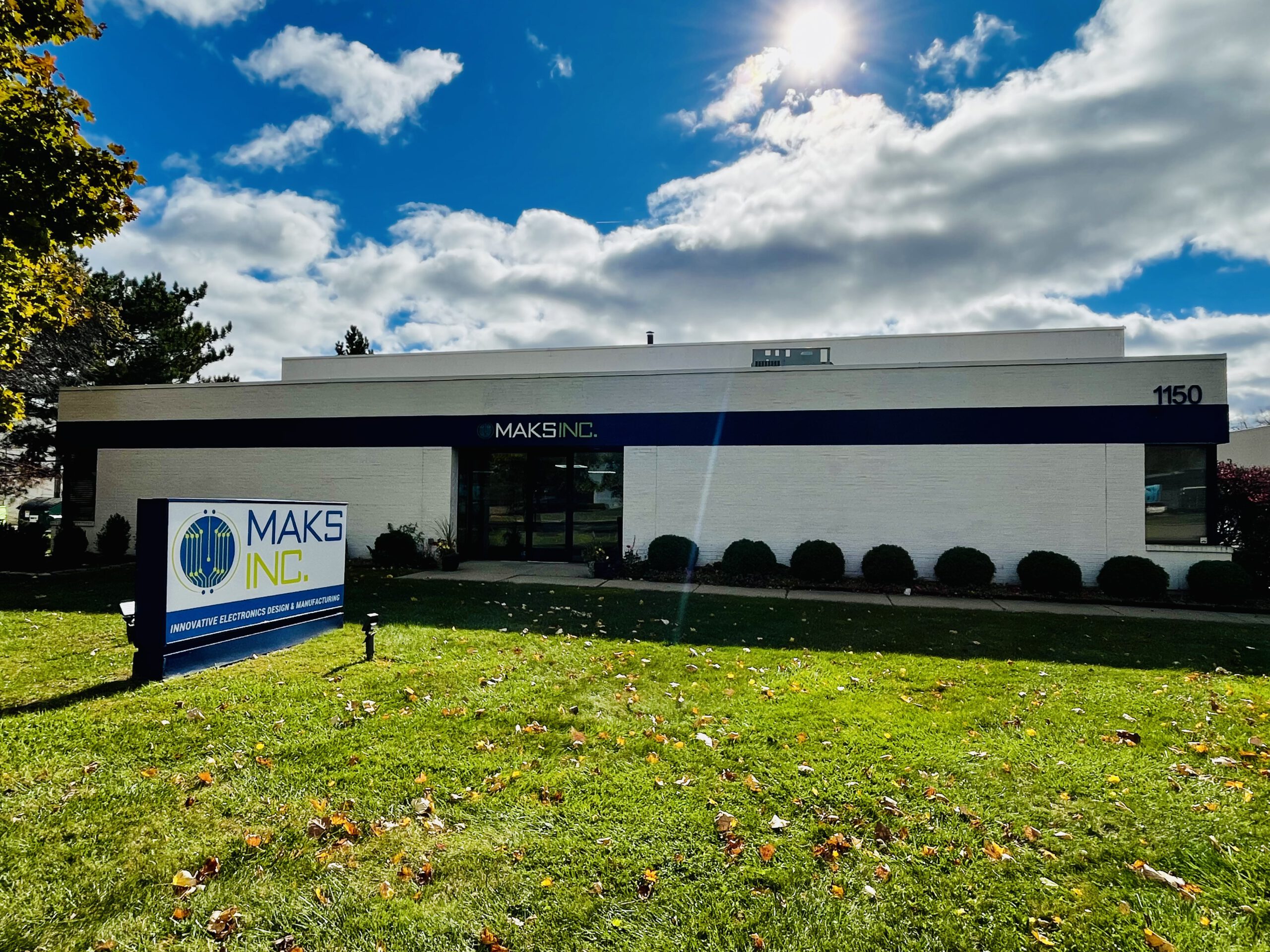 MAKS Incorporated building in Troy, Michigan, a leader in prototype and production PCB assembly services.