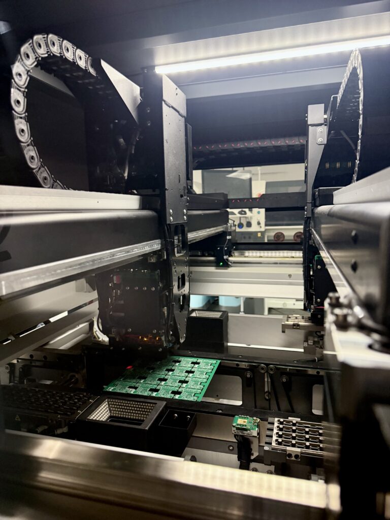 Pick-and-Place machine in action